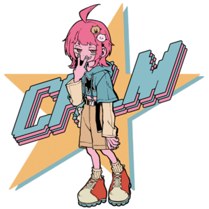 CALM クリアステッカー