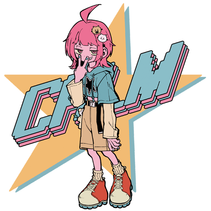 CALM クリアステッカー